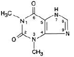  Uniphyl® (theophylline, anhydrous)  Structural Formula Illustration