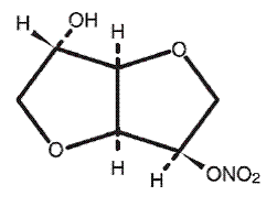 Monoket® tablets (isosorbide mononitrate) Structural Formula Illustration